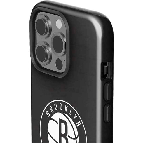 NBA Brooklyn Nets Distressed iPhone 15 Pro Impact Case